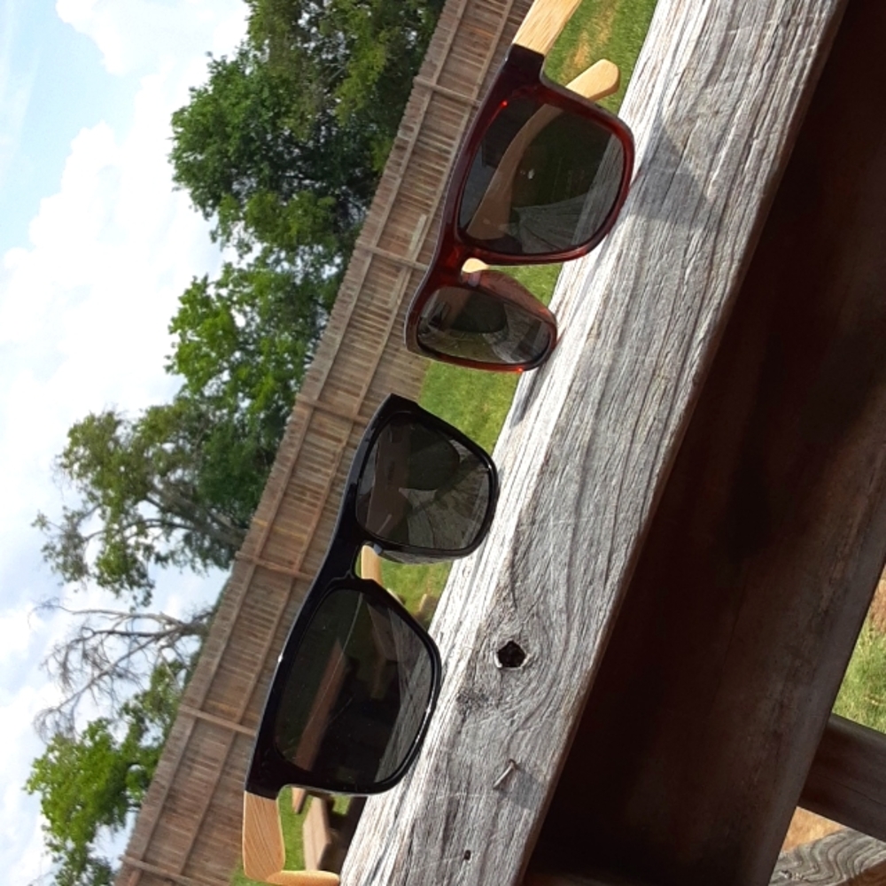 Sunglasses made from wood